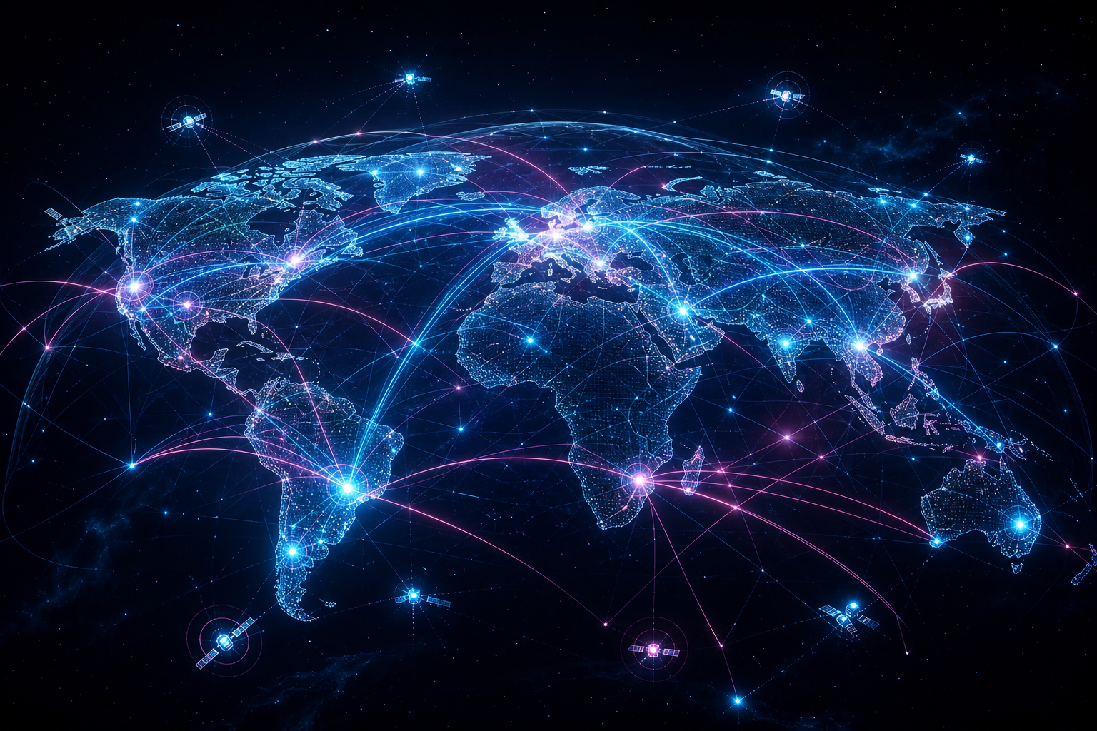 全球 DNS 路由网络可视化